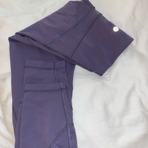 Lululemon In Movement 7/8 Leggings Purple S4